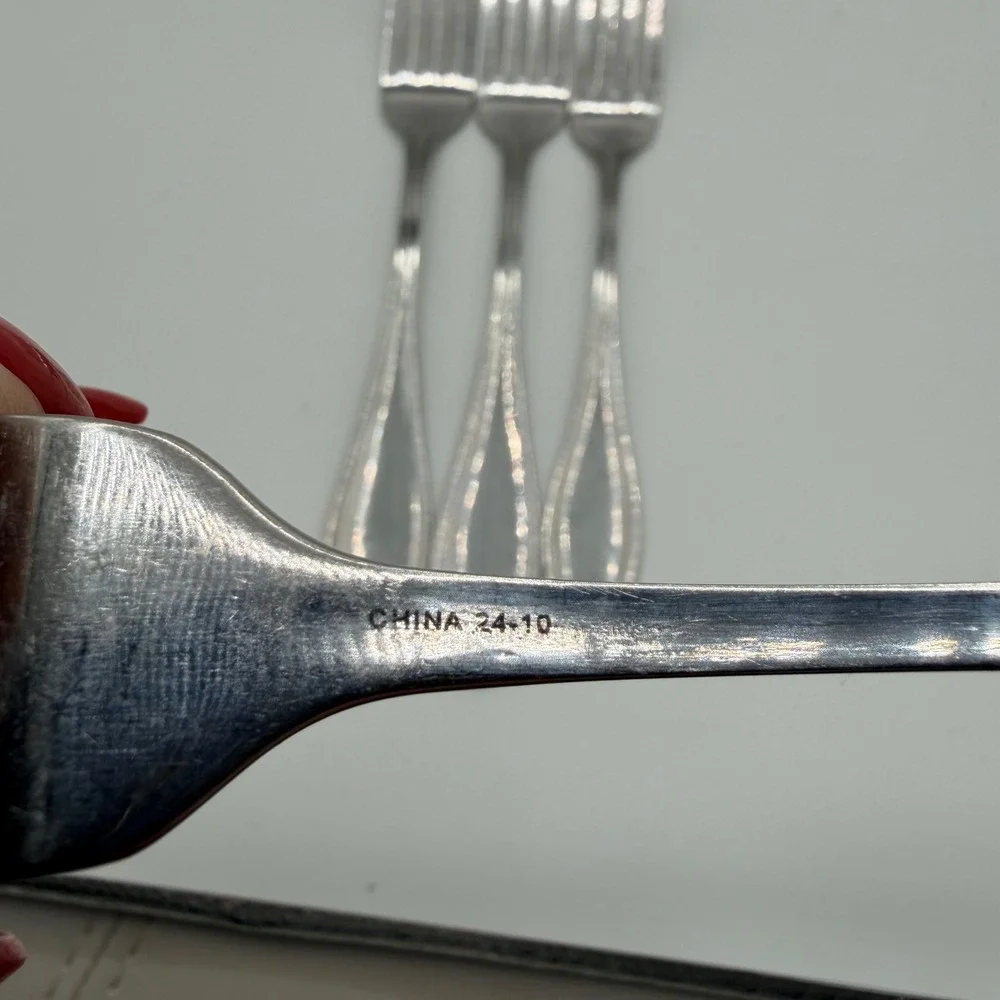 Oneida Southern Garden Stainless Flatware 15 Piece Set Knives Forks‎ Teaspoons